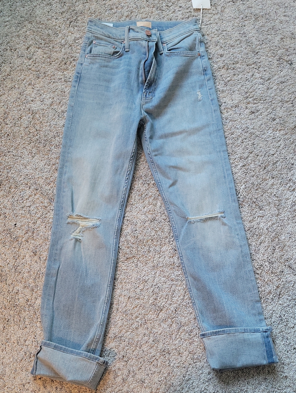 MOTHER High Waisted Rider Skimp Jeans Size 25 NWT